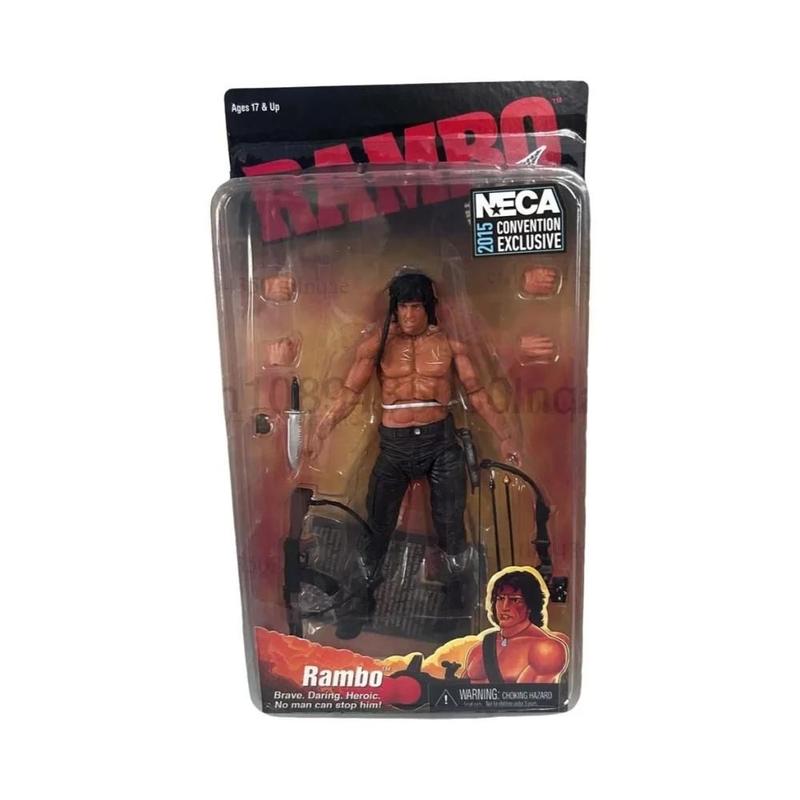 Figura De Ação Rambo NECA First Blood John J Rambo Modelo De
